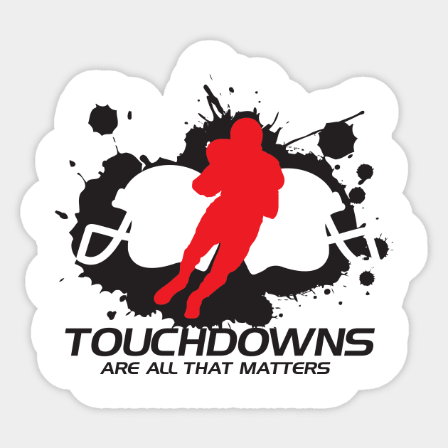 Touchdowns Sticker by nektarinchen